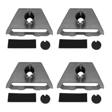 4X für Gen 3-Rohradapter, Rundrohradapter, Masthalterung V3-Plattendachmontagezubehör
