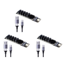 Karta konwertera TYPE-C na SATA3.0 5 portów