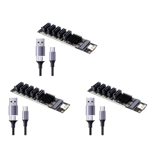 Karta konwertera TYPE-C na SATA3.0 5 portów