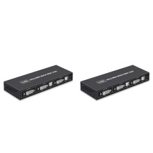 DVI KVM prepínač USB klávesnica myš tlač monitor prepínanie obrazovky