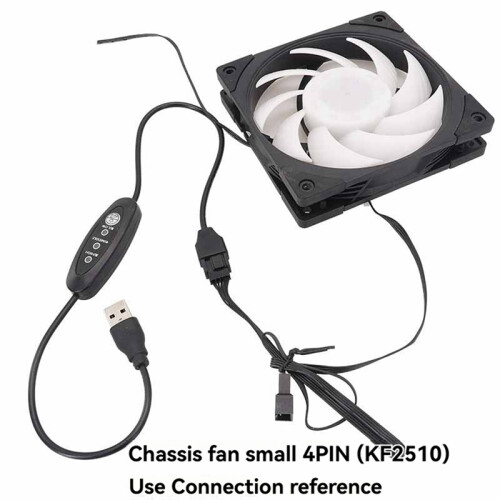 Regulowany kabel USB do wentylatora Boost z 4 pinami 2