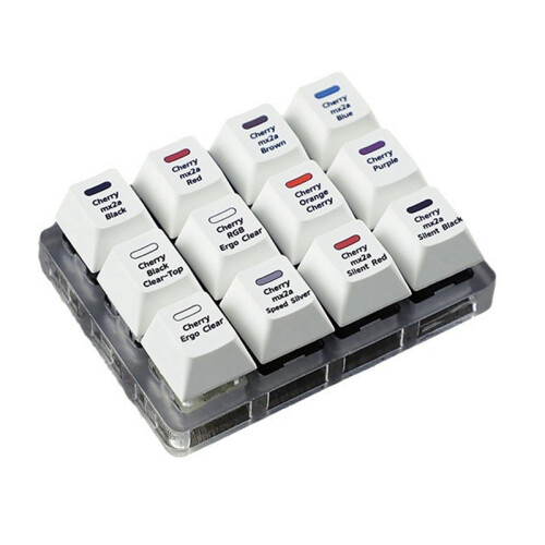 Cherry MX2A Key Switch Tester 12-Toetsen Mechanisch Toetsenbord Sampler Testing Tool voor 1