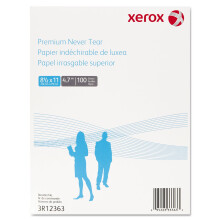 Xerox Polyesterpapier, 4,7 mil, 8,5 x 11 Zoll, 100 Blatt/Karton (3R12363)