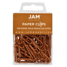 JAM Paper Color Paper Clips - Pienet - Rose Gold - 100/kpl