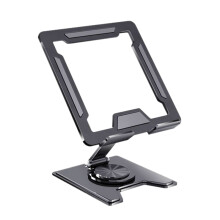 Tabletstandaard Draagbare Bureaumonitorstandaard Opvouwbare 360 Draaibare Basis Compatibel met voor Pro/Air/Mini en Meer A