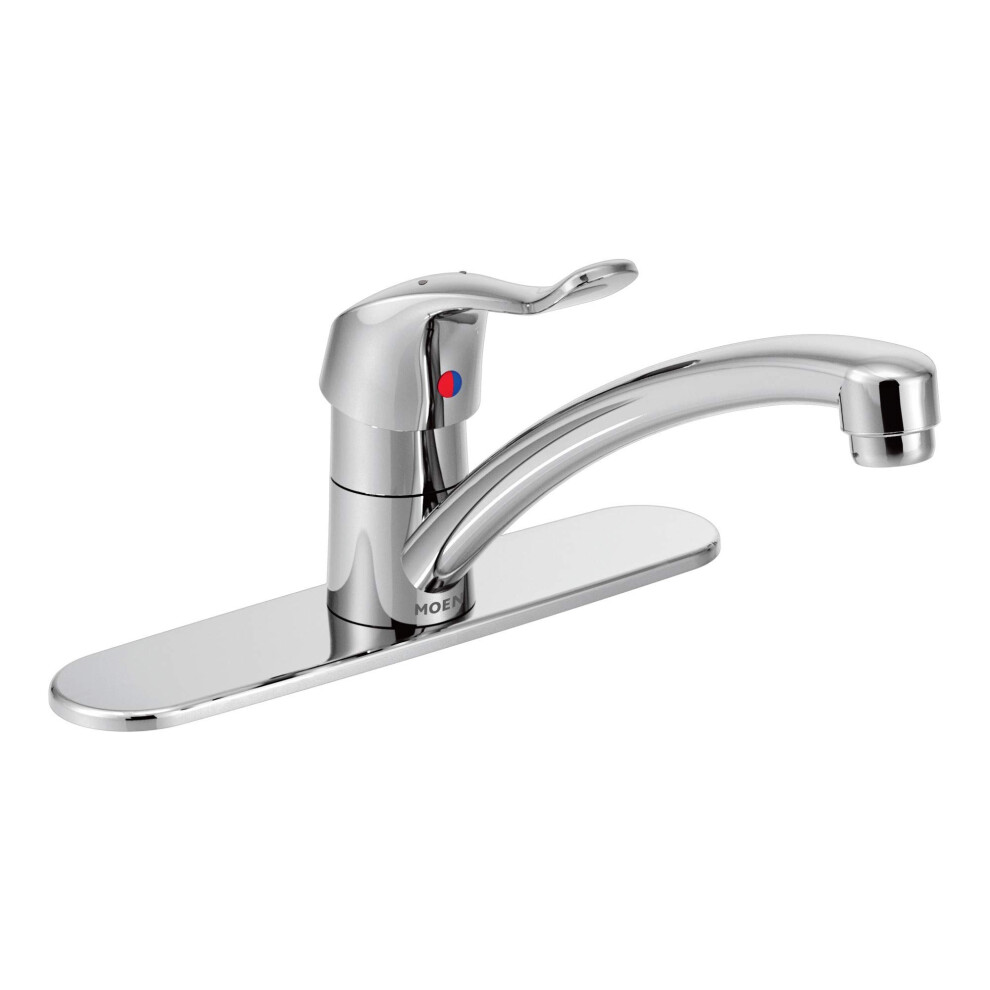 Photos - Tap Moen 8701 Commercial M-DURA One-Handle Kitchen Faucet 1.5 GPM Chrome