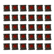 30 Stück Low-Profile V2 Axis Switch-Zubehör, Silent Gaming Mechanical Keyboard Switches für Mini 1353 Rote Achse