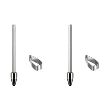 2X Metalen Styluspunt voor Opmerkelijke 2-Papieren Tabletmarker Plus Multifunctionele Draagbare Penpunten, Stijl 1