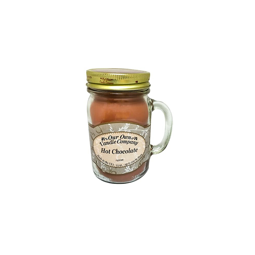 Onze Eigen Candle Company Warme Chocolademelk Geur Kaars In Een Mason Jar Van 375 Ml-image