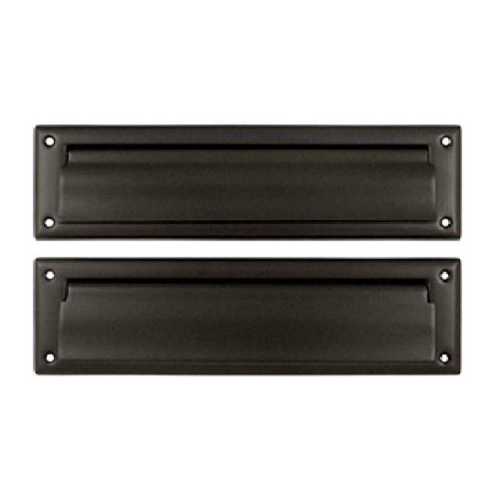 Deltana Ms212u10b 13 1/8-Inch Mail Slot With Solid Brass Interior Flap 760923307647