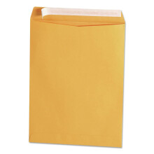 Universal One Peel Seal Strip Catalog Envelope 9 x 12 Kraft 100/Box