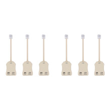 6 Stuks DSL-Filtersplitter voor Telefoonlijn Telefoonaansluitingsplitter In-Line DSL-Filter Telefoonmodem ADSL-Splitterfilter