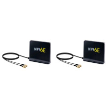 Portable 2.4G/5G/6G WiFi 6E Antenna for Network Card,Black