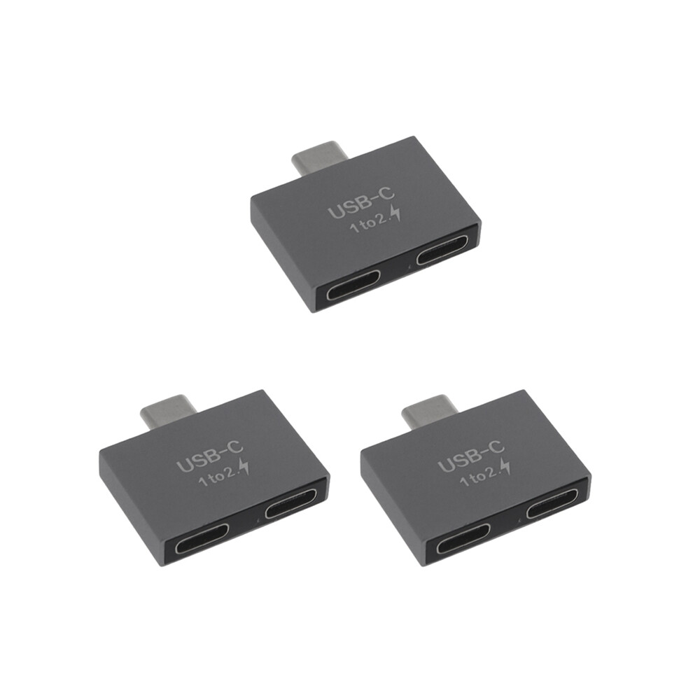 Adattatore Convertitore Splitter Usb C Maschio A Doppia Femmina