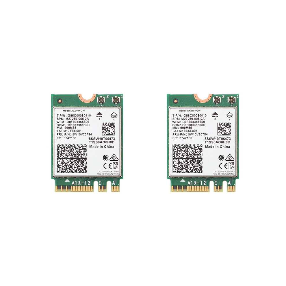 Ax210 Ax210ngw Network Card M.2 Ngff 2.4Ghz/5G Wi-Fi 6E 2400Mbps 4853542326505