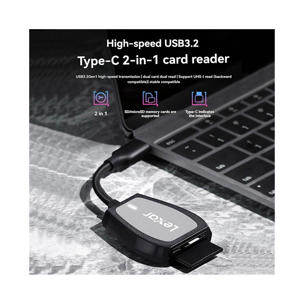 470U Usb 3.2 Card Reader Type C To Sd/Micro-Sd/Tf Adapter 4853542330397