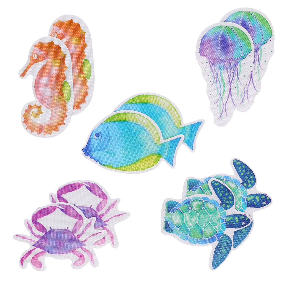 Battistrada Antiscivolo Adesivo Di Sicurezza Ginsey Aqua Touch Sea Life Per Vasca