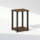 Furinno Simplistic Compact Bedside Table Nightstand Amber Pine/Black 3