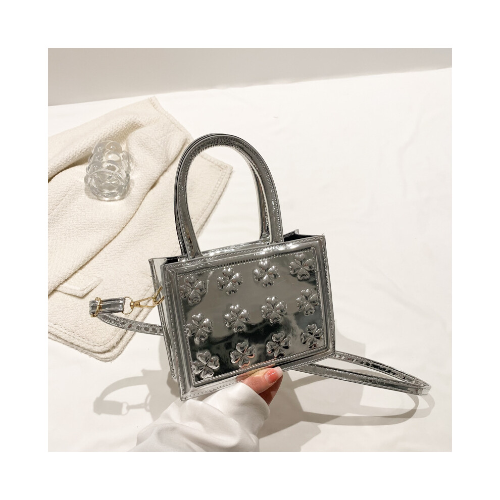 (Silver) Trendy Square Small Bag For Women Casual Street Summer Style Handbag-image-OPC-PGG6Y9P-NEW