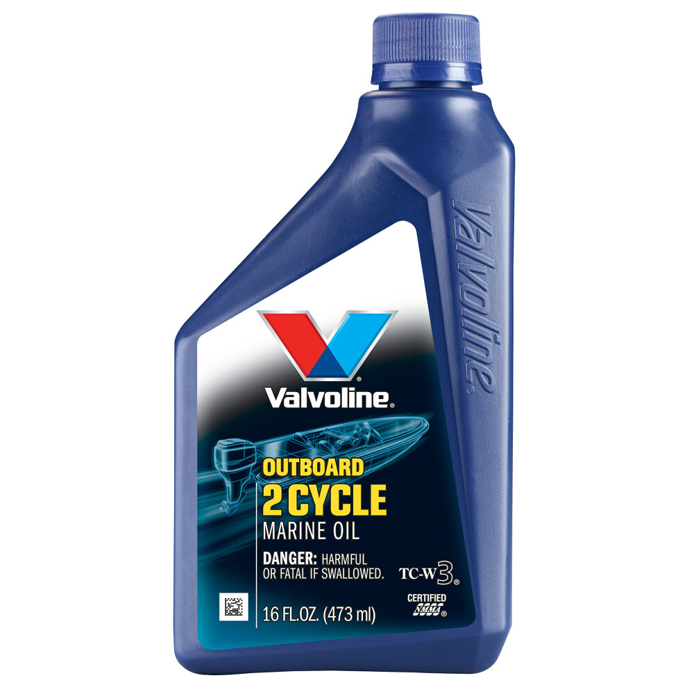 Photos - Engine Oil Valvoline 2-Stroke Outboard Marine Oil - 16 oz. Case of 12; VV469-12PK VV469