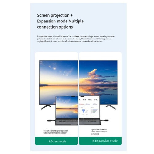 Ασύρματο -Συμβατός δέκτης πομπού Wifi 50M 1080P 60Hz 2
