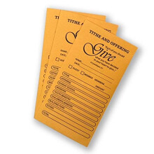 Envelopes de dzimo e ofertas para igreja (pacote com 100)