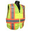 Radians SV23-2ZGM-3X/5X Polyester Mesh Class-2 Expandable Two Tone Vest 1