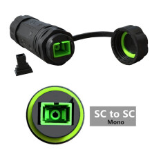 IP68 Waterdichte Glasvezeladapter Hoogwaardige SC Naar LC-Verlengconnector LC-Verlengkoppelingsadapter Enkele