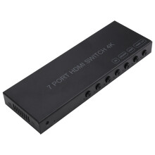 7-Port -Kompatibler Switch 7x1 4K@60Hz 2.0 Switcher Selector 7 in 1 Out für NS PC TV