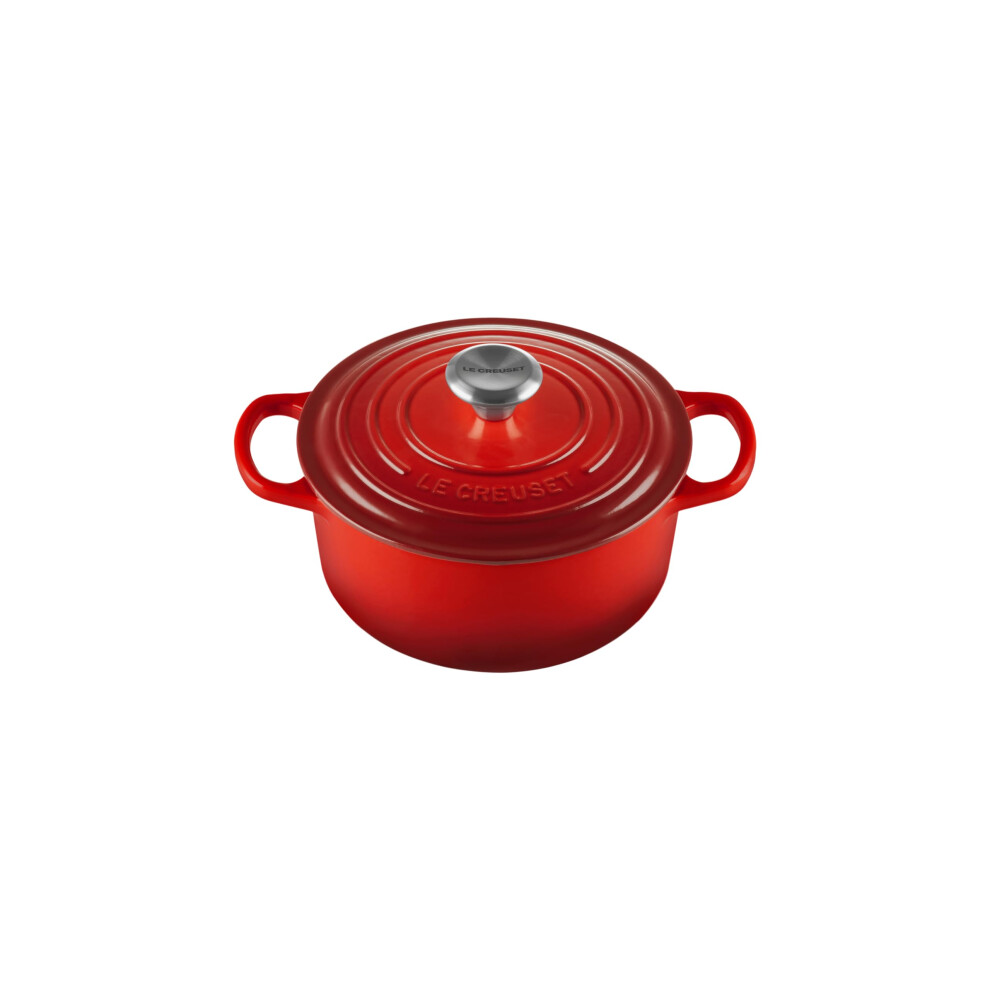 Le Creuset Enameled Cast Iron Signature Round Dutch Oven  2 qt.  Cerise