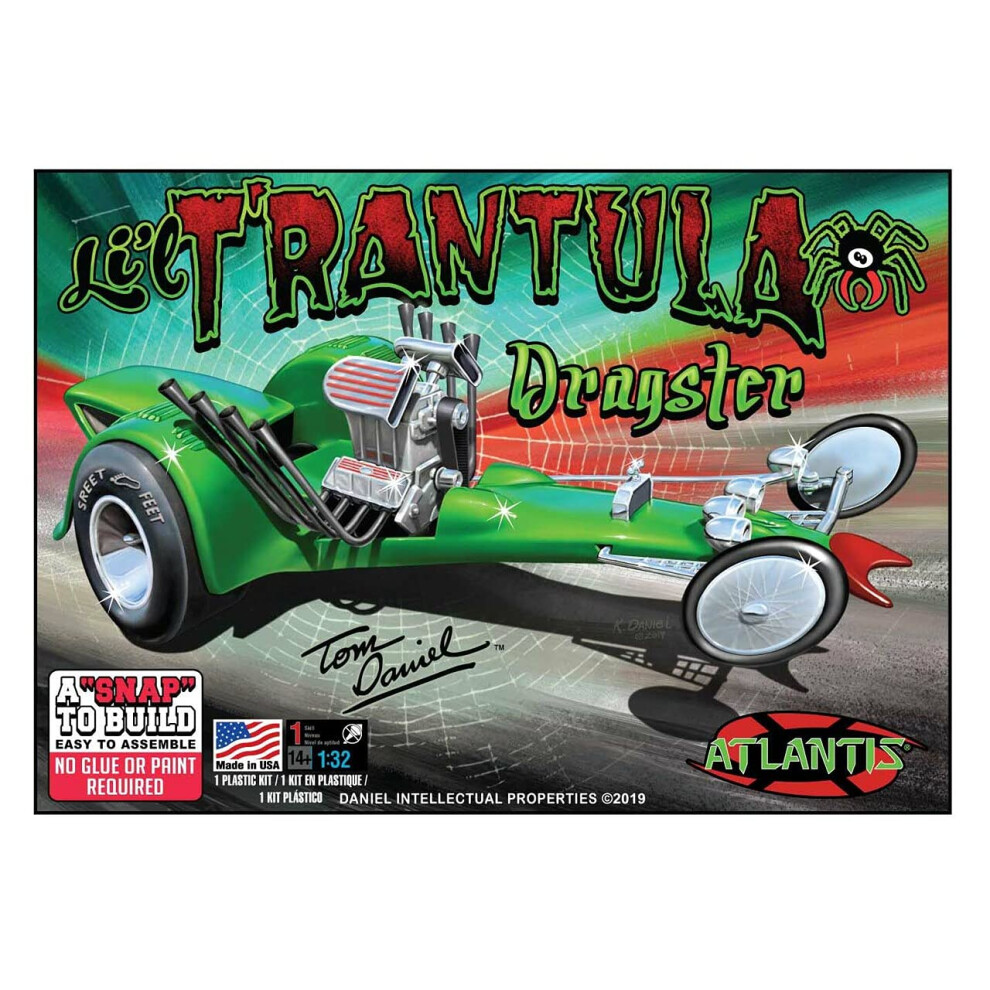 Atlantis Green Toy & Hobby Plastic Model Kit-Lil'l Trantula Tom Daniel