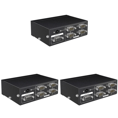 MT-RS104 Active Serial RS232 Splitter Bi-Direction Switcher - EU Plug
