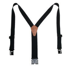 Perry Suspender Herren-Hosentr ger, 3,8 cm, elastisch, original, verstellbar (schwarz)