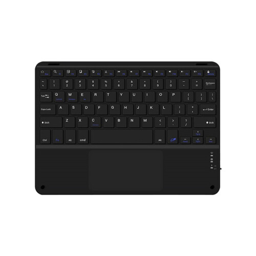 10inches Touchpad Bluetooth Keyboard Compatible with , Black 1