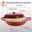 Backcountry Iron Enameled 3.5 Quart Cast Iron Braiser met Deksel 3