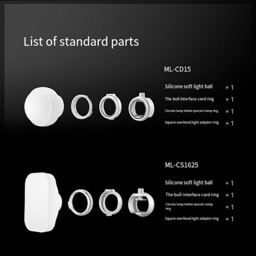 ML-CD15 Soft Tent Kit with 3 Adapters for Photography Light