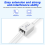 Διαχωριστής φίλτρου DSL ADSL για τηλεφωνική γραμμή αρσενικό σε 2 γυναίκες 13