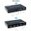 4K 60Hz -Compatible Matrix Switch 2x4 Splitter EU PLUG 19