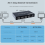 4K 60Hz -Compatible Matrix Switch 2x4 Splitter EU PLUG 13