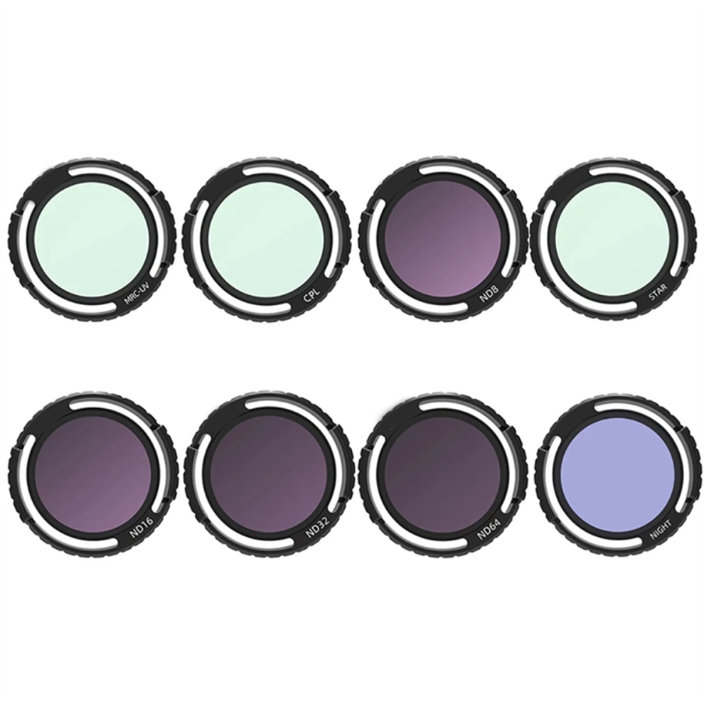 8Pcs Uv Cpl Nd8 Nd16 Nd32 Nd64 Lens Filter Kit For Avata2 4853542333398