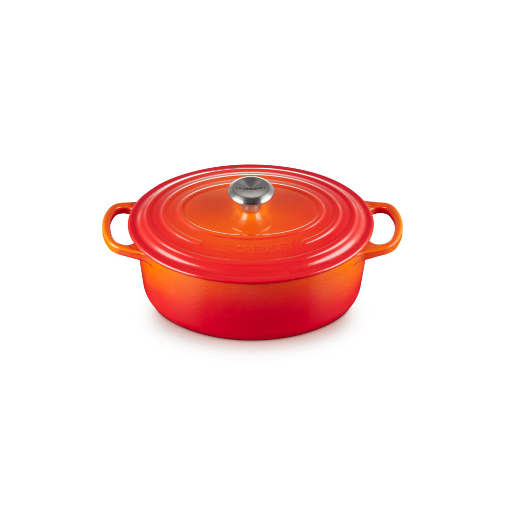 Le Creuset Enameled Cast Iron Signature Oval Dutch Oven  2.75 qt.  Flame