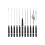 MOLOTOW Blackliner Pen Round Tip Black Permanent Ink 1 Each (703.211) 2