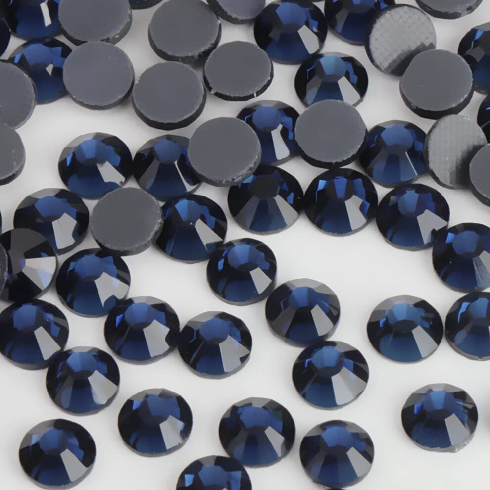 Piedras De Imitaci?N De Cristal Termoadhesivas Cortadas A M?Quina, 2880 Unidades/Paquete (Montana SS6/2 Mm)-image