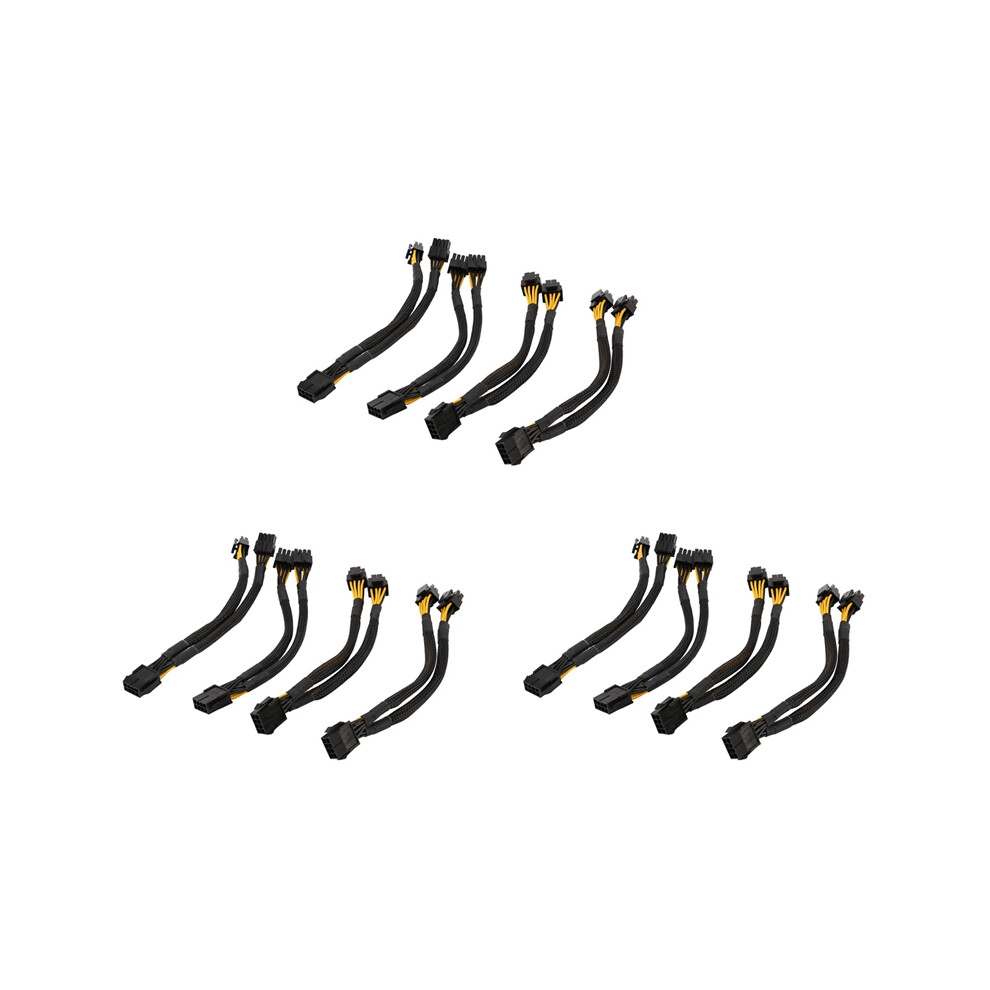 Photos - Cable (video, audio, USB) 4Pc CPU 8 Pin Splitter ATX Female to Dual 8 Male EPS 12V(4+4)