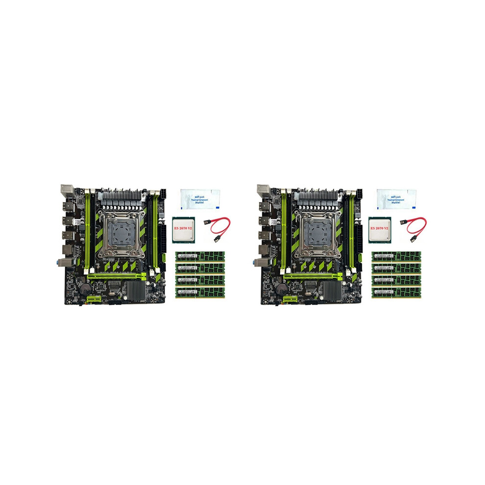 X79g Lga2011 Motherboard+E5 2670 V2 Cpu+4X4g Ddr3 Ram+Thermal Grease 4853542336986