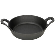 American Metalcraft CIPR7251 Μεσαίο Στρογγυλό Τηγάνι από Χυτοσίδηρο, Μαύρο