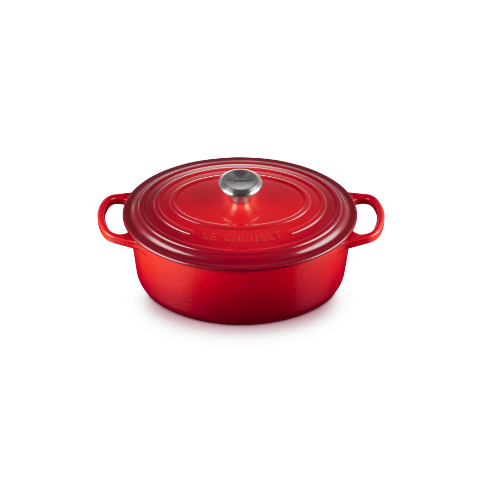 Le Creuset Enameled Cast Iron Signature Oval Dutch Oven  2.75 qt.  Cerise