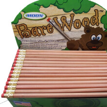 Moon Products Bare Wood Natural Premium Potloden Nummer 2 HB (144 potloden)