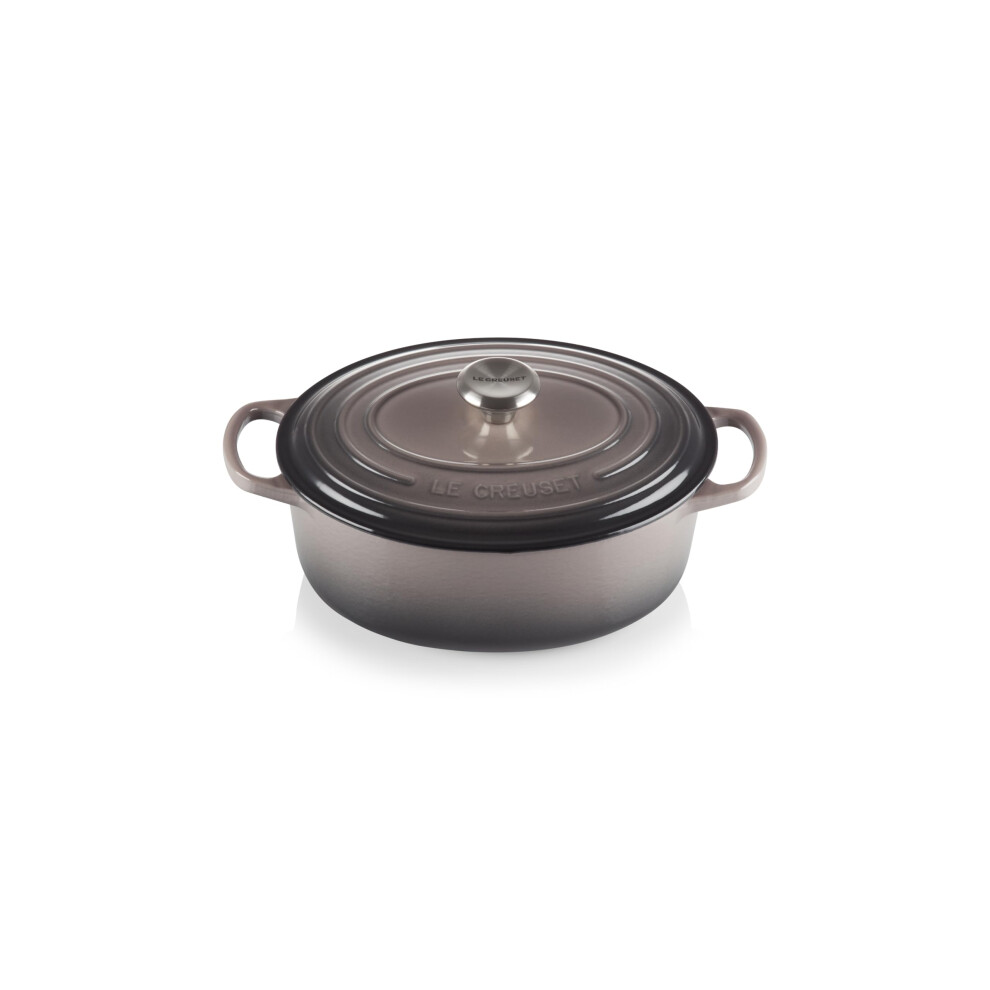 Le Creuset Enameled Cast Iron Signature Oval Dutch Oven  2.75 qt.  Oyster