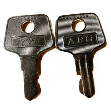 APG Cash skuffe VPK-8K-235 2 Key Set Type 235 til Vasario Cash Druff